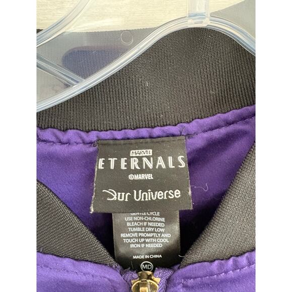 Marvel Eternals Kingo Satin Adult Bomber Jacket by Our Universe Dragon - Picture 4 of 5